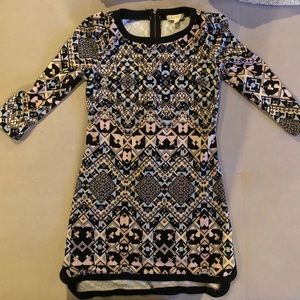 Aztec unique design mini dress from Nordstrom!